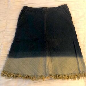 DKNY Jeans Ombré Denim Skirt